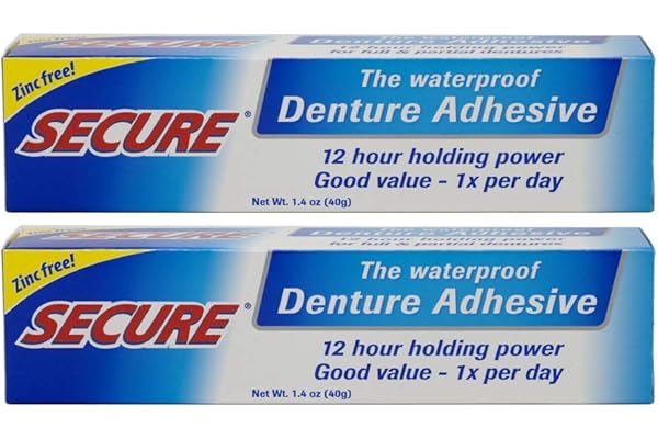 Secure Waterproof Denture Adhesive