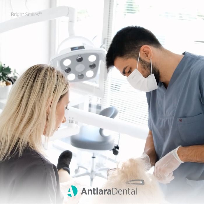 two dentist carefully doing dental work in Turkey
